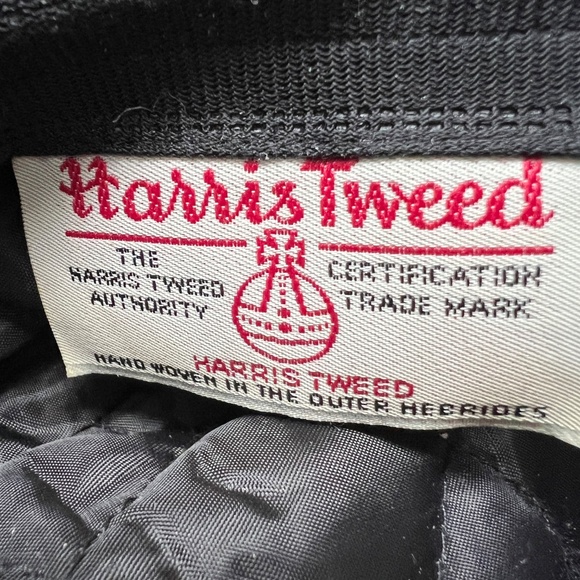 Hat Harris Tweed Fishing Bucket 100% Wool Gray Size XXL Outer Hebrides Scotland - Picture 10 of 10